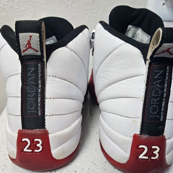 Jordan 12 Retro Cherry Size 6Y/7.5 womens sneaker - Picture 4 of 9